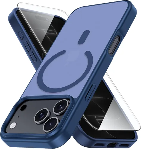Vista 139 de Yriklso Funda 3 en 1 para iPhone Air, 1 protector de pantalla + 1 lente de cámara, a prueba de golpes para iPhone Air, protección contra caídas