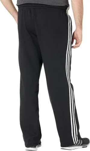 Vista 4 de adidas - Pantalón Essentials Fleece con forro polar, 3 rayas, para hombre