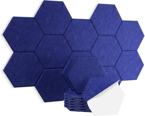 Vista 20 de Paneles acústicos, Magrowill, paquete de 12 paneles de pared insonorizados, paneles acústicos de alta densidad absorbentes de sonido