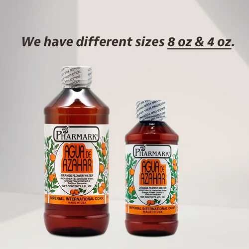 Vista 6 de Pharmark Agua de flor de naranja – Tónico facial natural sin alcohol y niebla hidratante de neroli para pieles sensibles – Astringente botánico