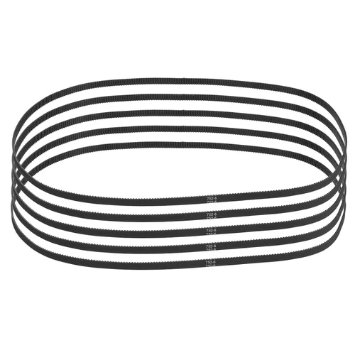 Vista 58 de MECCANIXITY 3.780 in GT-2 correa dentada, 5pcs 0.354 in ancho 0.079 in paso impresión 3D GT-2 correa dentada caucho de bucle cerrado, negro