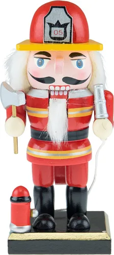 Vista 7 de Clever Creations Capitán - Cascanueces de madera tradicional de 8 pulgadas, decoración navideña festiva para estantes y mesas