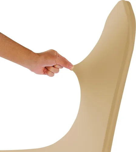 Vista 128 de Funda de elastano para silla, 12 unidades, fundas para silla, fundas para sillas de sala de estar, funda extraíble lavable y elástica para silla