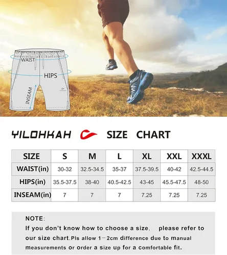 Vista 7 de YILOHKAH Pantalones cortos de entrenamiento para hombre 7 pulgadas secado rápido para gimnasio atletismo con bolsillo con cremallera