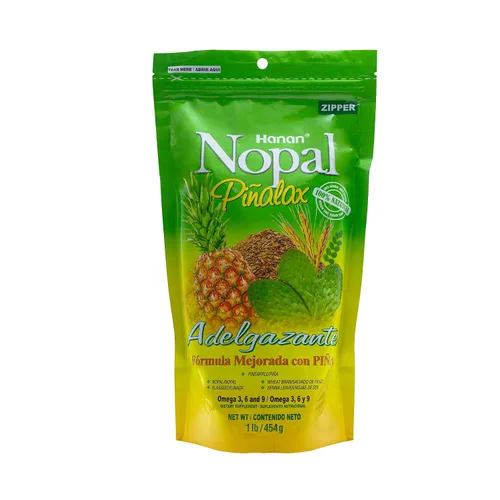 Vista 7 de Nopal PINALAX 100% Natural Mezcla Alta en Fibra 1lb (454g) – Ayuda naturalmente en la limpieza del colon, mejora la digestión y aumenta la energía