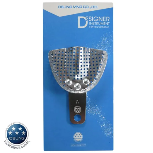 Vista 5 de Osung TARMU - Bandeja de impresión dental, regular, aluminio, M-superior