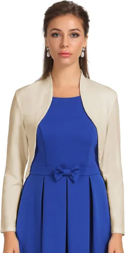 Vista 4 de Belle Poque - Chaqueta de manga larga con volantes para mujer