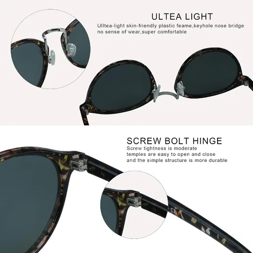 Vista 3 de VisionGlobal 2 pares de lentes de sol de lectura con lentes de protección UV400 para mujer, lentes de sol de conducción de moda