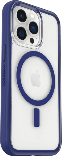 Vista 4 de OtterBox Funda transparente con borde de agarre colorido para iPhone 13 Pro Challenger