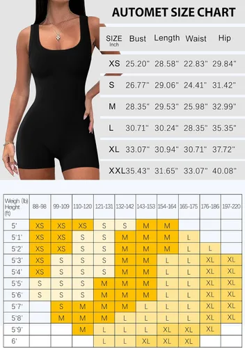 Vista 6 de AUTOMET Overol sexy para mujer, overol de entrenamiento de una pieza, trajes de verano, pantalones cortos, overoles para gimnasio, yoga, ropa