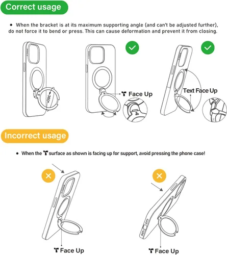 Vista 8 de TORRAS Funda de silicona líquida para iPhone 16 Pro con anillo magnético giratorio de 360 grados y control de cámara, compatible con MagSafe, Funda