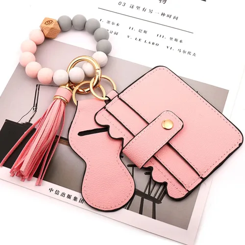 Vista 18 de BVGA Pulsera llavero de pulsera de silicona para mujer