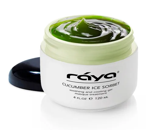 Vista 19 de Raya Azulen - Mascarilla calmante (602) Mascarilla de tratamiento facial calmante para pieles sensibles Tonifica y refina la tez Fabricado