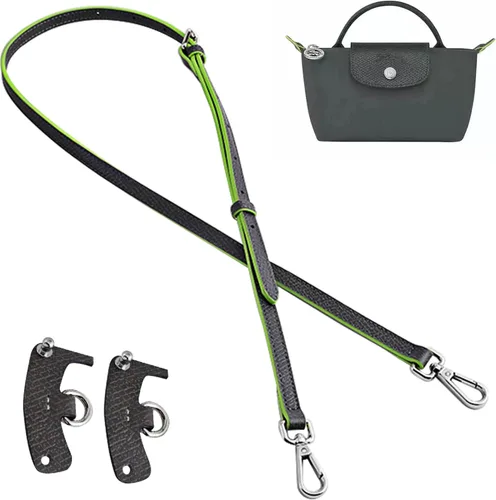 Vista 33 de Jiesinlov Correa de Hombro de Cuero para Bolso de Repuesto, Kit de Conversión Ajustable para Bandolera Compatible con Mini Bolso Antracita
