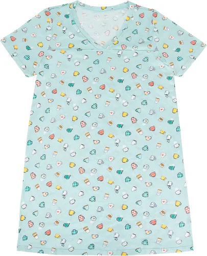 Vista 7 de Smart & Sexy Camisa de dormir extragrande con cuello en V para mujer Amarillo