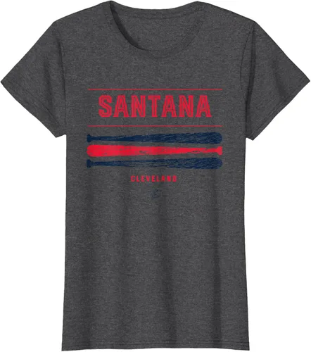 Vista 3 de Carlos Santana Vintage Baseball Bat Gameday Camiseta