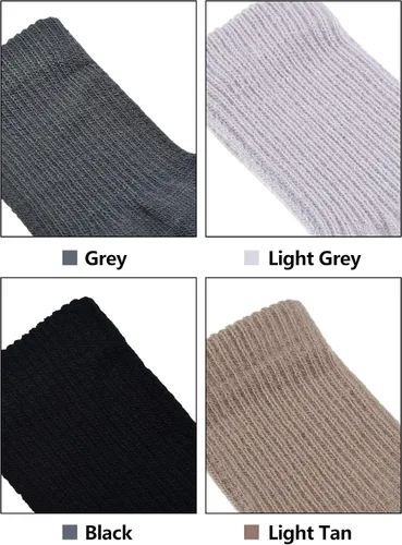 Vista 3 de Guantes sin dedos para mujer, guantes de medio dedo de invierno, elásticos, sin dedos, unisex