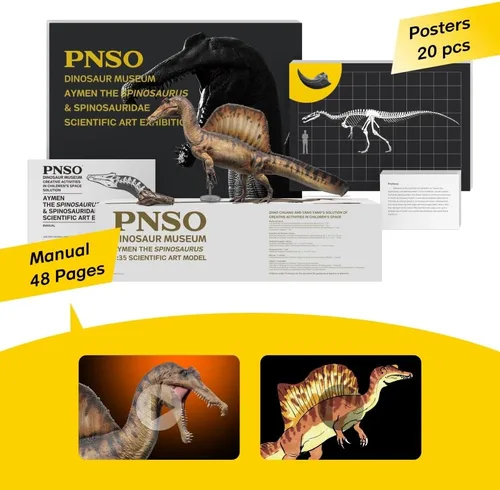Vista 3 de Serie de Museos de Dinosaurios de la PNSO: Aymen el Spinosaurus