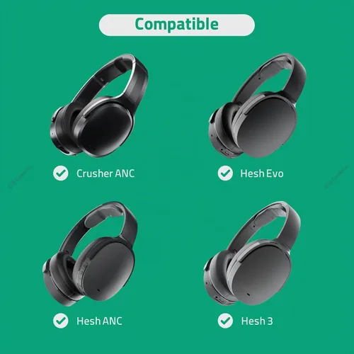 Vista 5 de GEEKRIA Cable de audio con micrófono compatible con Skullcandy Hesh Evo Hesh 3 Crusher Evo, cable estéreo de repuesto auxiliar de 0.138 in