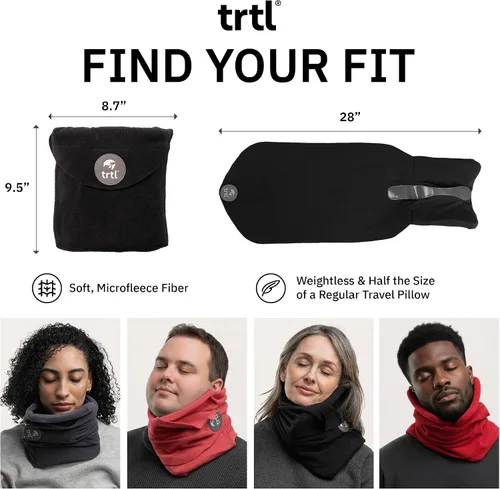 Vista 3 de Almohada Trtl probado científicamente super suave cuello apoyo almohada de viaje se puede lavar a máquina