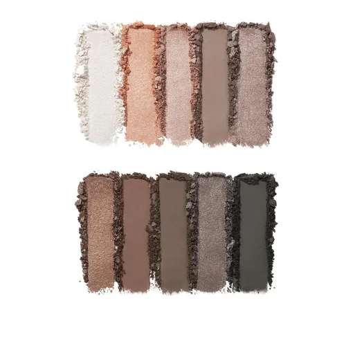 Vista 2 de e.l.f. Paleta de Sombras de Ojos Perfect 10, Diez Tonos Nude Ultra-pigmentados, Fórmula Mezclable, Vegano y Libre de Crueldad, Everyday Smoky