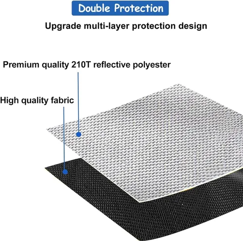 Vista 9 de Parasol para parabrisas de Toyota Rav4, accesorios 2019-2025, plegable con ajuste personalizado para ventana delantera, protector de visera de sol