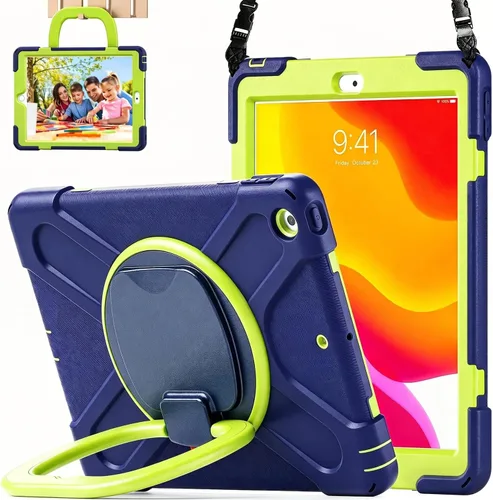 Vista 23 de Funda para iPad de 10.2 pulgadas de 9ª generación 2021 / 8ª generación 2020 / 7ª 2019, funda a prueba de golpes para niños con protector