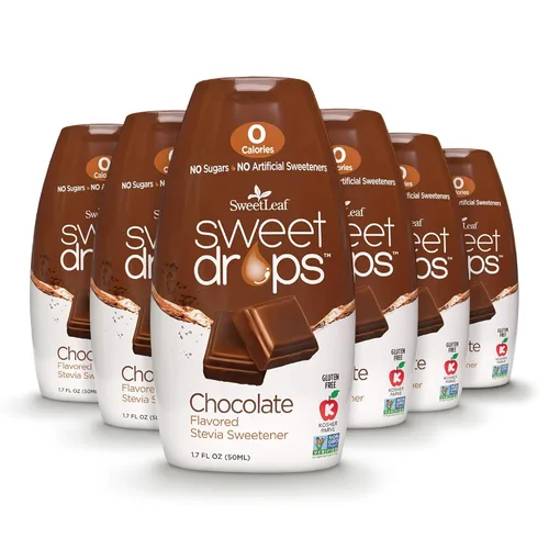 Vista 25 de SweetLeaf Sweet Drops - Edulcorante líquido de stevia saborizado, extracto de stevia, cero calorías, sin gluten, apto para dieta cetogénica, sin