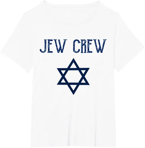 Vista 93 de Camiseta Jew Crew Jewish Star, gris, S