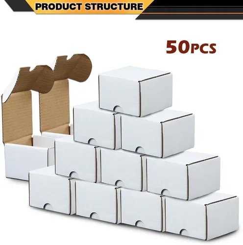 Vista 9 de CNNELL 50PCS Cajas de Almacenamiento 50 LOTES 200 Ct Tarjetas Deportivas Trading Max Pro Gaming Shipping