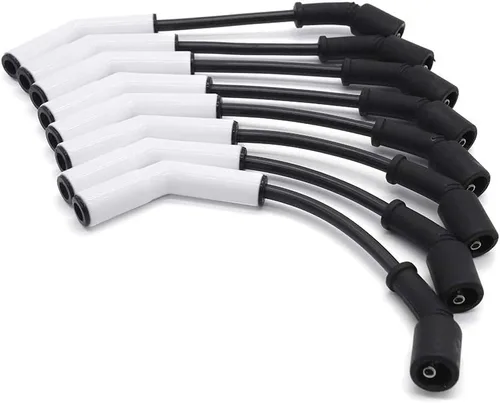 Vista 6 de GoolRC Juego de cables de bujía 9070C – Arranque de cerámica Extreme 9000 – para motores GM LS3/LS4/LS7/LT