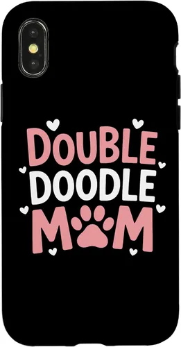 Vista 5 de Double Doodle Mom Labradoodle Goldendoodle Dog Parent Doodle Case for iPhone 17