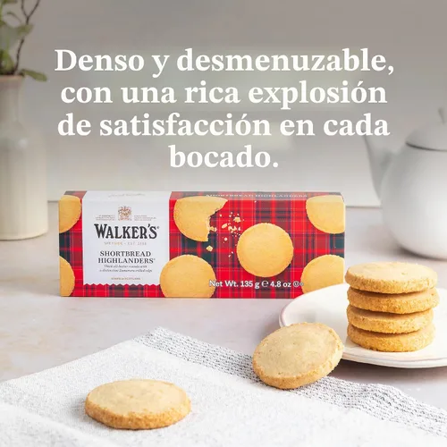 Vista 4 de Walkers Shortbread - Galletas de mantequilla pura