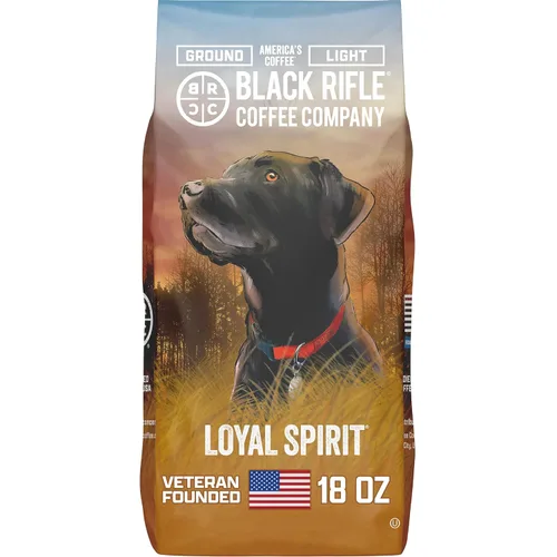 Vista 11 de Black Rifle Coffee Company Gunship Roast, bolsa de 12 onzas, café molido tostado ligero, mezcla tostada hecha de granos arábigos, granos colombianos