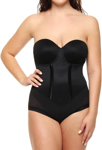 Vista 3 de Maidenform Moldeador de cuerpo de control ultra firme para mujer con brasier convertible integrado con aros