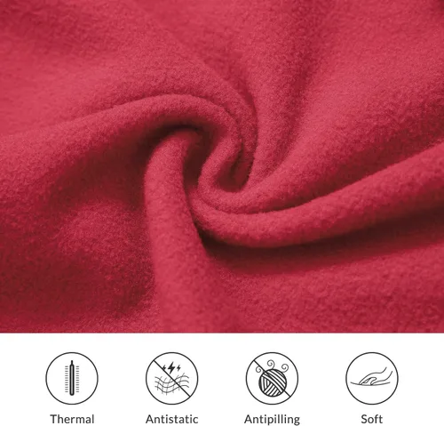 Vista 2 de BALEAF Sudadera de forro polar para mujer, túnica larga con cremallera de un cuarto, vestido de invierno polar con bolsillo