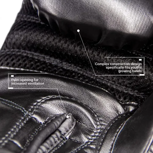 Vista 5 de Revgear Guantes de boxeo de la serie Combat para niños, diseñados para adaptarse a las manos de los niños, perfectos para artes marciales, Krav MAGA
