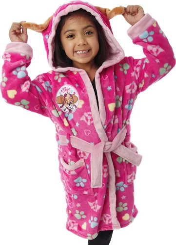 Vista 2 de Paw Patrol Bata de baño Skye Girls Bathrobe Batas para niñas Producto