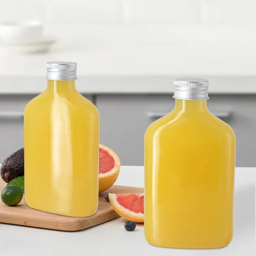 Vista 4 de zmybcpack Paquete de 24 botellas de jugo de plástico de 8 onzas, botella