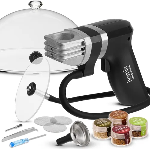 Vista 7 de Mezcla de burbujas para ahumador de cóctel para infusor de humo, 8 onzas, máquina ahumadora y accesorio infusor de humo de madera, humo frío
