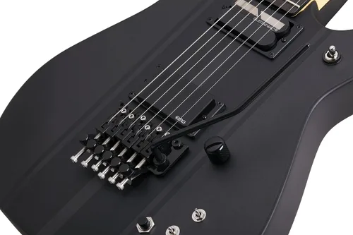 Vista 4 de Schecter 6 cuerdas DJ ASHBA, gris carbón satinado (270)