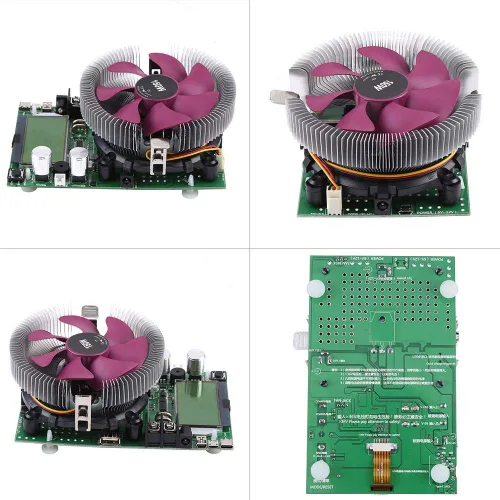 Vista 8 de Maxmartt Probador de batería USB ajustable de corriente constante de carga electrónica módulo de probador de capacidad de batería 150W 200V 20A