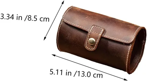 Vista 7 de Holibanna 3 unids 2 caja de reloj de viaje caja reloj soporte reloj reloj vitrina relojes para hombre contenedor de almacenamiento reloj organizador