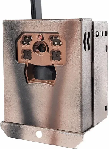 Vista 4 de Theft-Deterrent Powder-Coated Heavy Duty Protective Waterproof Steel Security Lock Box Compatible with Moultrie Mobile Edge Trail (11903)