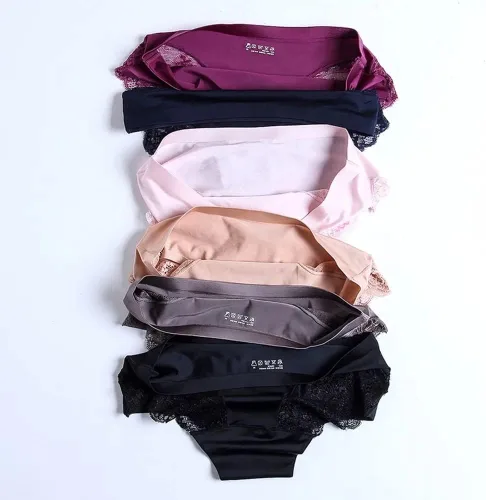 Vista 6 de Newlyns Women's 7 Pack Breathable Satin Briefs ( Multi colors)