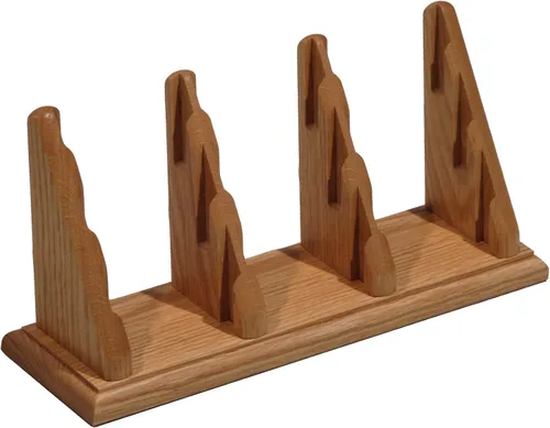 Vista 2 de Wooden Mallet Tarjetero para encimera de 9 bolsillos, roble medio