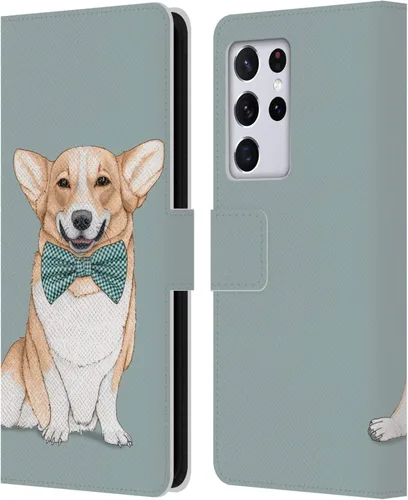 Vista 12 de Head Case Designs Officially Licensed Barruf Beagle Dogs Leather Wallet Case Compatible with Samsung Galaxy S21 Ultra 5G