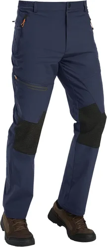 Vista 2 de TACVASEN Pantalones de esquí de nieve para hombre, pantalones de snowboard resistentes al agua, pantalones de senderismo con forro polar