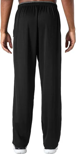 Vista 3 de TOTNMC Pantalones deportivos ligeros de entrenamiento para hombre con parte inferior abierta para correr, entrenar