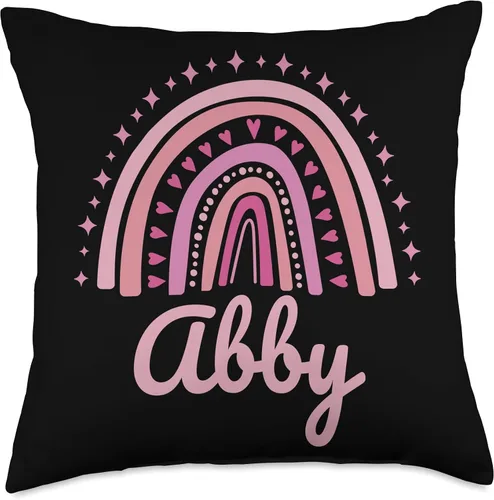 Vista 5 de Personalized Name Mothers Day outfit For Women Name - Almohada divertida para mujer, diseño de arcoíris rosa, 16 x 16 pulgadas, multicolor